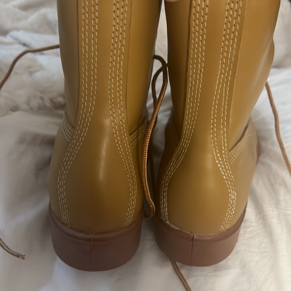 Dunham duraflex insulated sylflex tanned leather boots 6M work boots - Picture 15 of 16